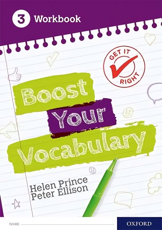 Get It Right: Boost Your Vocabulary Workbook 3 1 цена и информация | Noortekirjandus | kaup24.ee