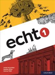 Echt 1 Student Book 1 цена и информация | Книги для подростков и молодежи | kaup24.ee