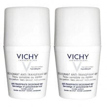 Rulldeodorant Vichy 48H Anti-Perspirant Deodorant Sensitive or Waxed, 2x50ml цена и информация | Дезодоранты | kaup24.ee