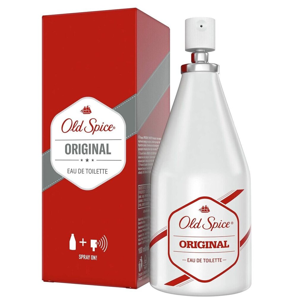 Tualettvesi old spice old spice original EDT meestele, 100 ml hind ja info | Meeste parfüümid | kaup24.ee