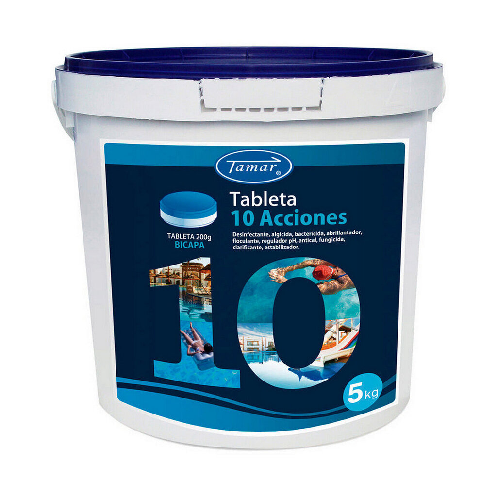 Kloori tabletid Tamar Fusion 10 Actions, 5 kg hind ja info | Basseini puhastusvahendid | kaup24.ee