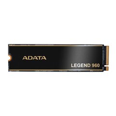 Adata Legend 960, 2TB (ALEG-960-2TCS) цена и информация | Внутренние жёсткие диски (HDD, SSD, Hybrid) | kaup24.ee