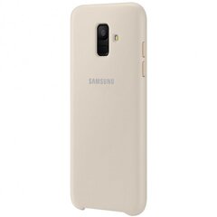 Tagakaaned Samsung       A6 2018 A600 Dual Layer Cover    Gold hind ja info | Telefoni kaaned, ümbrised | kaup24.ee