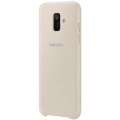 Tagakaaned Samsung       A6 2018 A600 Dual Layer Cover    Gold цена и информация | Чехлы для телефонов | kaup24.ee