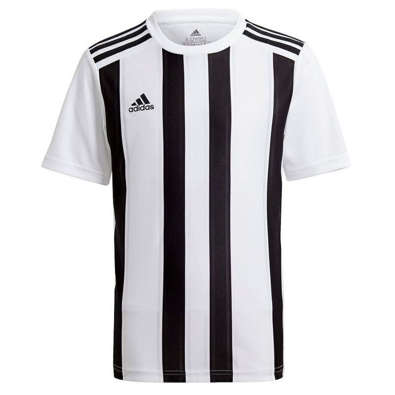 Meeste jalgpallisärk Adidas Striped 21 GV1377, valge hind ja info | Jalgpalli varustus ja riided | kaup24.ee