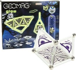 Geomag G331, магнитный конструктор, Glow, 37 деталей цена и информация | Конструкторы и кубики | kaup24.ee