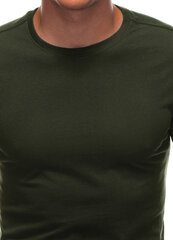 Мужская футболка Edoti S1683, оливковая цена и информация | Мужские футболки | kaup24.ee