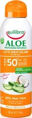 Спрей солнцезащитный Equilibra Aloe SPF 50+, 150 мл цена и информация | Кремы от загара | kaup24.ee