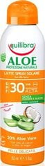 Päikesesprei Equilibra Aloe SPF 30+, 150 ml цена и информация | Кремы от загара | kaup24.ee