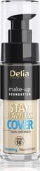 Jumestuskreem Delia Stay Flawless 16H, 30 ml, 501 Porcelain цена и информация | Пудры, базы под макияж | kaup24.ee