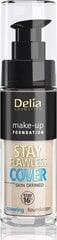 Jumestuskreem Delia Stay Flawless 16H, 30 ml, 503 Warm Beige цена и информация | Пудры, базы под макияж | kaup24.ee