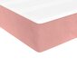 vidaXL vedrumadrats, roosa, 100x200x20 cm, samet hind ja info | Madratsid | kaup24.ee