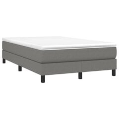 vidaXL Кровать с пружинным матрасом, темно-серый, 120x200 см цена и информация | Кровати | kaup24.ee