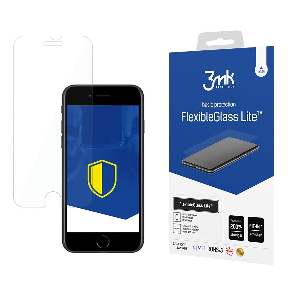 Apple iPhone SE - 3mk FlexibleGlass Lite™ цена и информация | Ekraani kaitsekiled | kaup24.ee