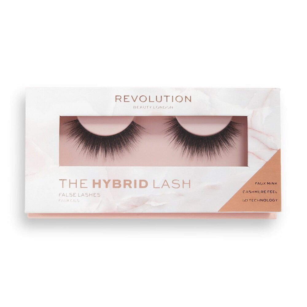 Liimitavad ripsmed makeup Revolution The Hybrid Lash False Eyelashes 5D hind ja info | Kunstripsmed, ripsmekoolutajad | kaup24.ee