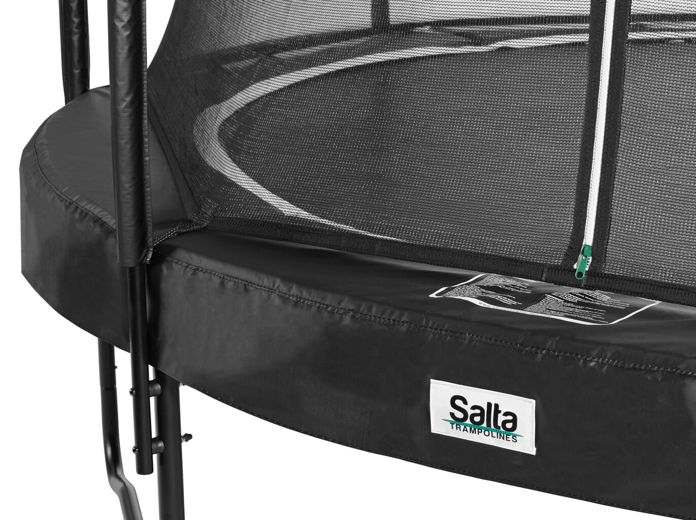 Batuut Salta Premium Black Edition ümmargune, 251 cm, must hind ja info | Batuudid ja batuudi varuosad | kaup24.ee