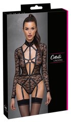 Seksikas bodi Cottelli Lingerie, must, XL hind ja info | Naiste sekspesu | kaup24.ee