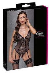 Seksikas bodi Cottelli Lingerie, must, XL hind ja info | Naiste sekspesu | kaup24.ee