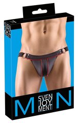 Svenjoyment Jock, Черно-красные, S/M цена и информация | Сексуальное бельё для мужчин | kaup24.ee