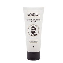 Näo ja habeme pesuvahend Percy Nobleman 75 ml цена и информация | Косметика и средства для бритья | kaup24.ee