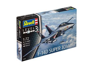 Самолет Revell F14D Super Tomcat, серый цена и информация | Игрушки для мальчиков | kaup24.ee