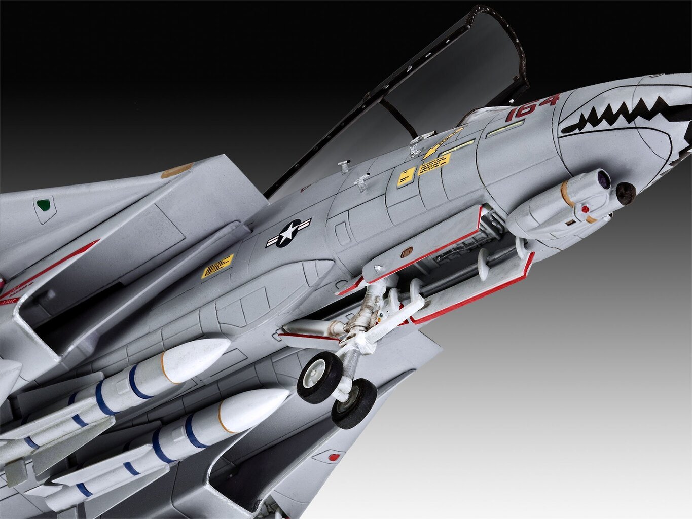 Lennuk Revell F14D Super Tomcat, hall hind ja info | Poiste mänguasjad | kaup24.ee