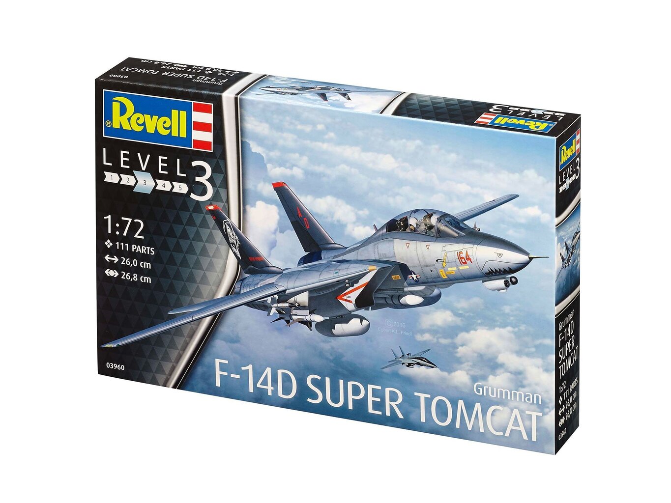 Lennuk Revell F14D Super Tomcat, hall hind ja info | Poiste mänguasjad | kaup24.ee