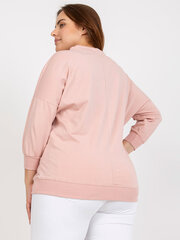 блузка больших размеров грязно-розового цвета с аппликацией из стразов цена и информация | Женские кофты | kaup24.ee