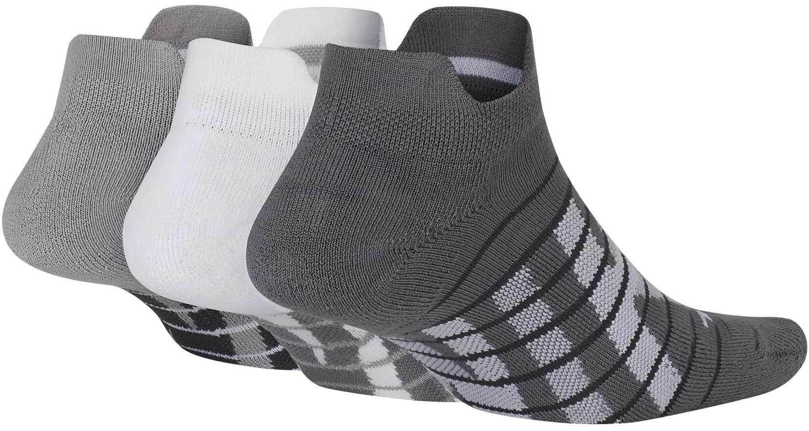 Sokid Nike WNK Dry Cush Low 3PR - Gfx Grey White hind ja info | Meeste sokid | kaup24.ee