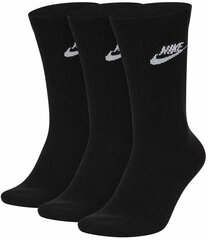 Мужские носки Nike U NK Nsw Evry Essential Crew Black, 3 пары цена и информация | Meeste sokid | kaup24.ee