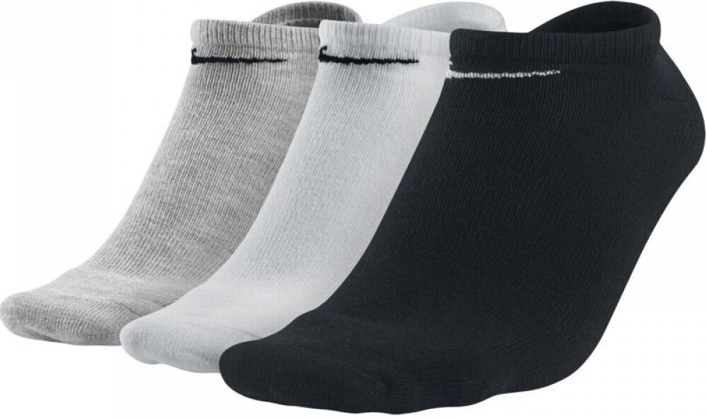 Sokid Nike U NK Cush NS 3PR-Value Black White Grey hind ja info | Poiste sukkpüksid ja sokid | kaup24.ee