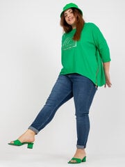 Naiste roheline pluss-suuruses pluus hind ja info | Naiste pluusid, särgid | kaup24.ee