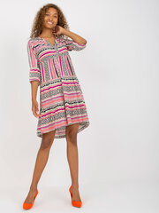 Женское разноцветное платье с принтом цена и информация | Платья | kaup24.ee