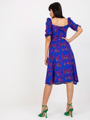 Женское темно-синее платье с принтом цена и информация | Платья | kaup24.ee
