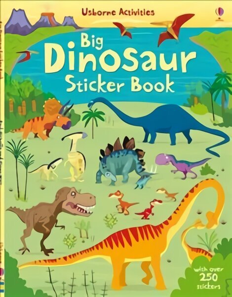Big Dinosaur Sticker book hind ja info | Väikelaste raamatud | kaup24.ee