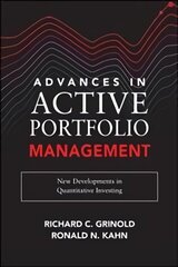 Advances in Active Portfolio Management: New Developments in Quantitative Investing hind ja info | Majandusalased raamatud | kaup24.ee