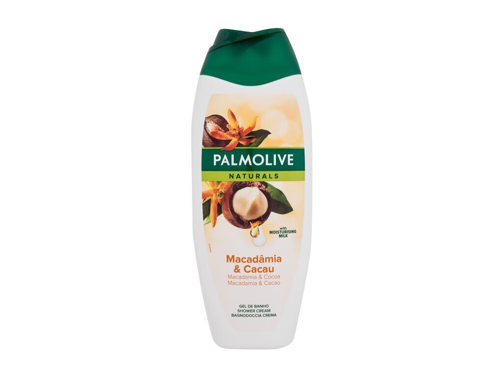 Palmolive Naturals Macadamia & Cocoa Shower Cream - Smoothing Shower Cream 500ml hind ja info | Dušigeelid, õlid | kaup24.ee