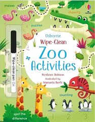 Wipe-Clean Zoo Activities UK 2021 hind ja info | Väikelaste raamatud | kaup24.ee