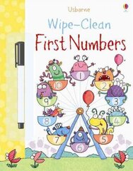 Wipe-clean First Numbers hind ja info | Väikelaste raamatud | kaup24.ee