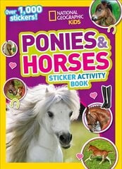Ponies and Horses Sticker Activity Book: Over 1,000 Stickers! edition цена и информация | Книги для малышей | kaup24.ee