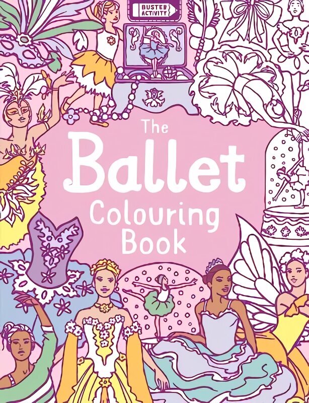 Ballet Colouring Book hind ja info | Värviraamatud | kaup24.ee