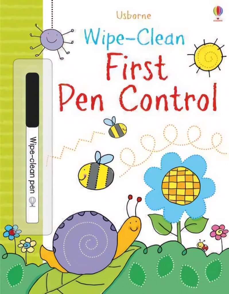 Wipe-clean First Pen Control цена и информация | Väikelaste raamatud | kaup24.ee