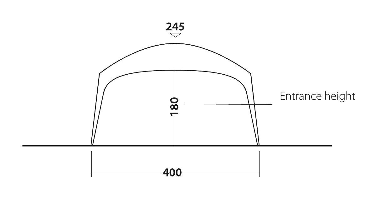 Paviljon Outwell Event Lounge XL, hall/must цена и информация | Telgid | kaup24.ee