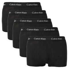 Meeste aluspüksid Calvin Klein 5 tk 8719853976906, must цена и информация | Мужские трусы | kaup24.ee