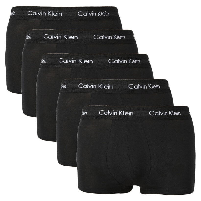 Meeste aluspüksid Calvin Klein 5 tk 8719853976906, must hind ja info | Meeste aluspesu | kaup24.ee