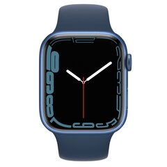 Apple Watch Series 7 45mm Aluminium GPS+Cellular Blue (uuendatud, seisukord A) hind ja info | Nutikellad (smartwatch) | kaup24.ee