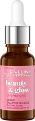 Осветляющая сыворотка для лица Eveline Beauty&Glow Give Me More!, 18 мл цена и информация | Сыворотки для лица, масла | kaup24.ee