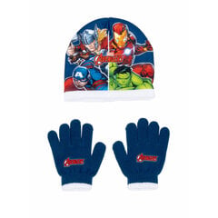 Шапка и перчатки для детей The Avengers Infinity, синий цвет цена и информация | Аксессуары для детей | kaup24.ee