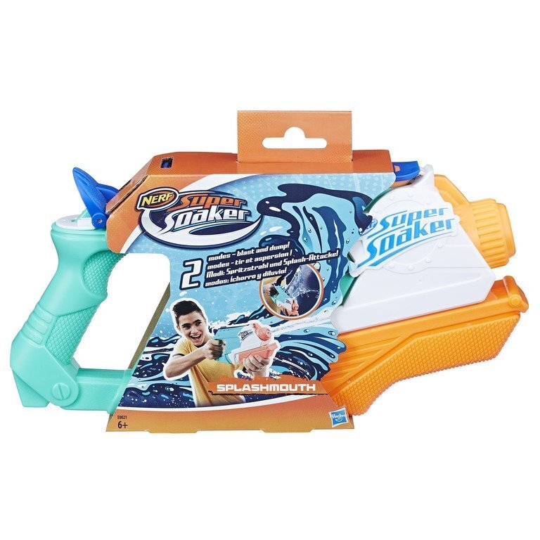 Veepüstol Nerf Supersoaker Splash Mouth Hasbro 21E (ES-EN) цена и информация | Mänguasjad (vesi, rand ja liiv) | kaup24.ee