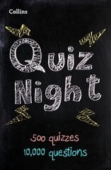 Collins Quiz Night: 10,000 Original Questions in 500 Quizzes 2nd Revised edition hind ja info | Tervislik eluviis ja toitumine | kaup24.ee